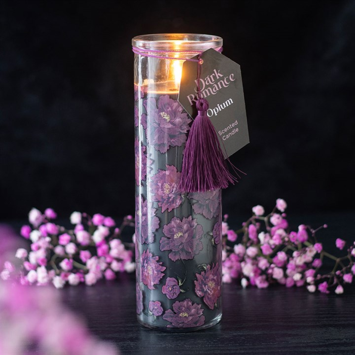 Opium Scented Candle – Gothic Long-Burn Ritual Flame