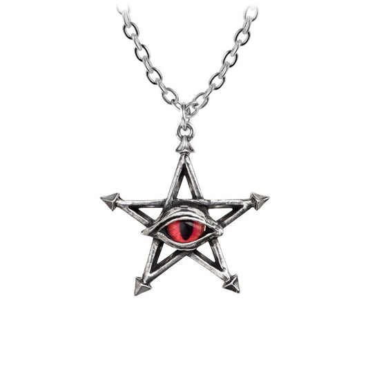Serpent’s Gaze Evil Eye Pentagram Pendant – Pagan Protection