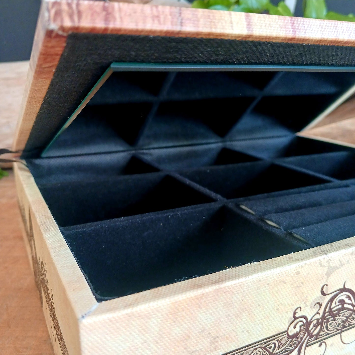Antique Spirit Board Jewellery Box – Gothic Ouija Storage Case
