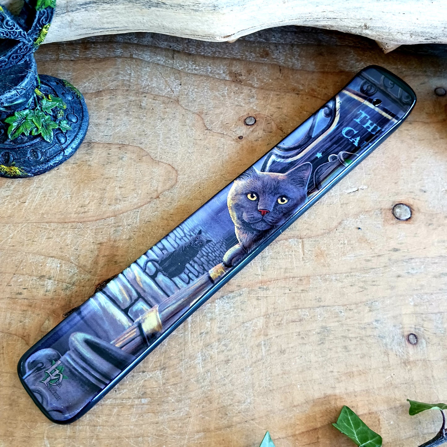 Lisa Parker Rusty Cauldron Incense Burner – Witchy Cat Decor