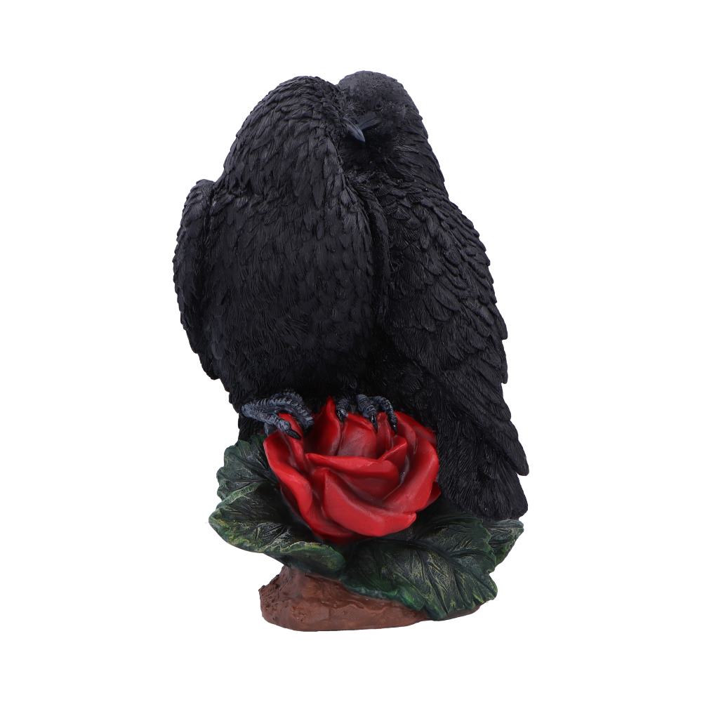 Nemesis Now Raven Romance Decorative Resin Figurine – Gothic Raven Sculpture 20cm