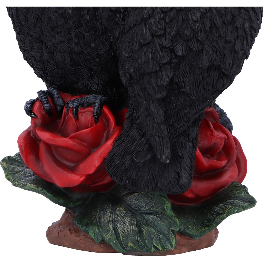 Nemesis Now Raven Romance Decorative Resin Figurine – Gothic Raven Sculpture 20cm