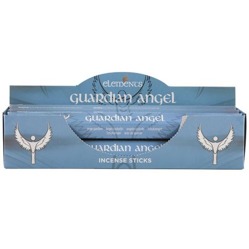 Box of Elements Guardian Angel incense sticks on a white background