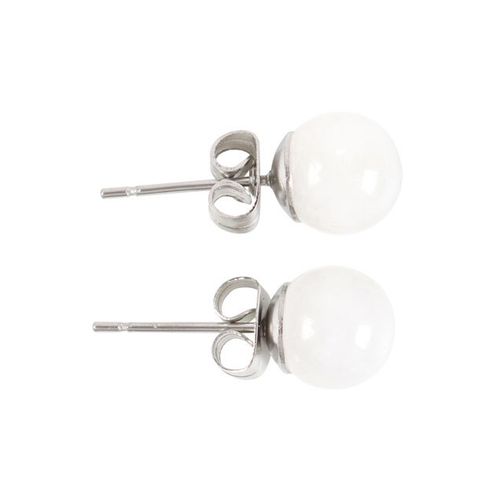 This pair of clear quartz crystal stud earrings comes on a matching backing card and makes a meaningful gift for those in need of spiritual protection. Clear quartz is a powerful semi-precious stone believed to amplify energy and promote clarity of mind, making it ideal for power and vitality.