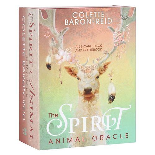 Step into sacred communion with the wild and wise. The Spirit Animal Oracle by Colette Baron-Reid is a sacred tool of divination, guiding you to align with the primal energies and deep wisdom of animal spirits. Within this beautifully illustrated 68-card deck and its 200-page companion guide, each creature emerges as a sacred messenger—offering insight, protection, and clarity for your path.

Crafted with reverence and wild artistry by Jena DellaGrottaglia, this oracle invites you to awaken your intuition a