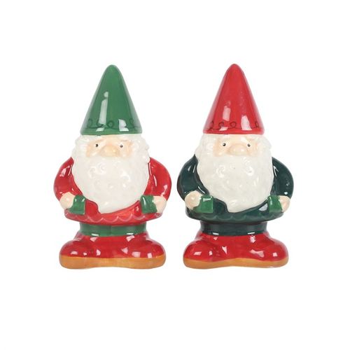 Bring enchantment to your dining experience with these whimsical gnome salt and pepper shakers. These delightful guardians of seasoning infuse your table with a sprinkle of magic and charm. Ideal for those who cherish unique, mystical touches in their home. Crafted to be food safe and best cared for by handwashing.