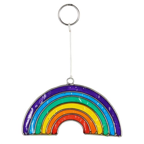 Illuminate your sacred space with the enchanting Rainbow Suncatcher, a miniature talisman that captures sunlight and scatters vibrant hues like a prism of magic. Measuring a delicate 5cm tall and 10cm wide, this ethereal charm weaves radiant colours across your room, inviting positive energy and mystical light into your home. Its slender form, just 0.1cm thick, hangs gracefully, transforming ordinary sunlight into a spellbinding dance of colour. Packaged with care at 6.5cm by 11cm, it’s ready to be gifted o