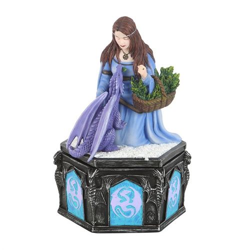 Anne Stokes Solstice Gathering Fairy Statue Box – Fantasy Decor

Official Anne Stokes Solstice Gathering box. Winter fairy & dragon statue design—perfect for fantasy lovers. Magical storage for your treasures.