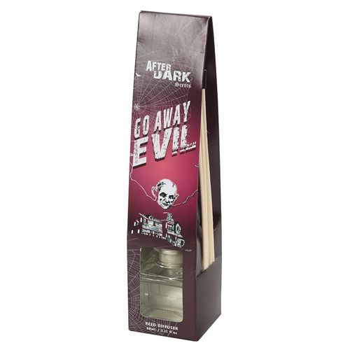 Ward off unwanted spirits with this Go Away Evil reed diffuser. This set includes 60ml of rose fragrance oil for keeping demons at bay and is perfect for adding a touch of excitement to your favourite dark hideaway.