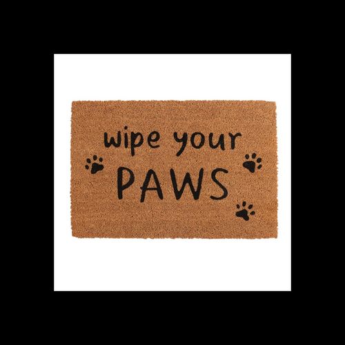 Wipe Your Paws Doormat – Natural Coir Welcome Mat