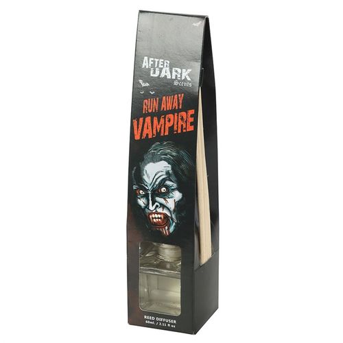 Ward off the undead with this Run Away Vampire reed diffuser. This set includes 60ml of sandalwood fragrance oil for keeping vampires at bay and is perfect for adding a touch of excitement to your favourite dark hideaway.