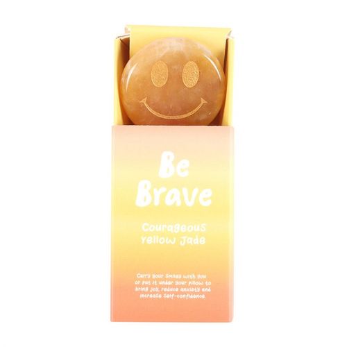 This smiling yellow Jade crystal is happiness in a box and serves as the perfect token for anyone who needs a reminder that they have confidence and braveness within them. Whether it's a little gift for others or a gift to self, it's sure to be an appreciated through any challenges life throws in the way.