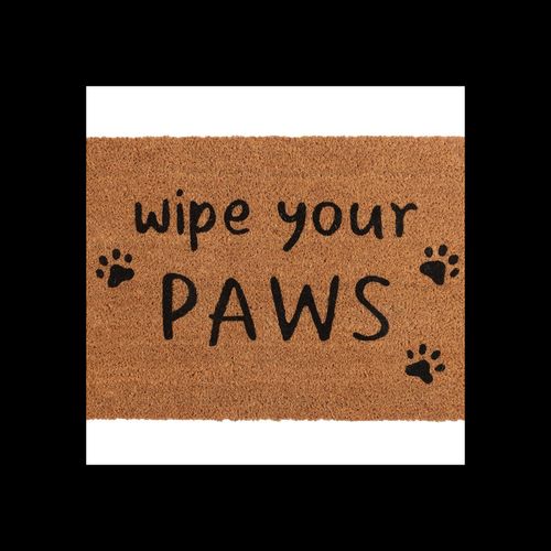 Wipe Your Paws Doormat – Natural Coir Welcome Mat