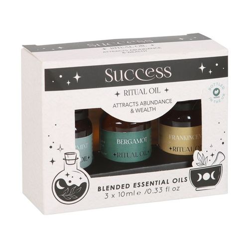 To complete a Success Ritual, dab your essential oil on your pulse points, close your eyes, breathe deeply, and read the ritual enclosed with the product aloud. Alternatively, add a few drops in an oil burner or diffuser, or add to bathwater to fill your surroundings with sweet fragrance.